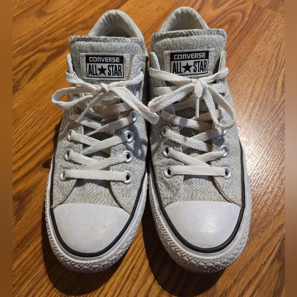 Converse Light Gray All Star Sneakers